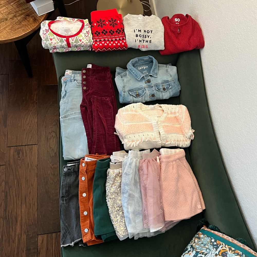 SOLD- Girls 7/8 Clothing Bundle